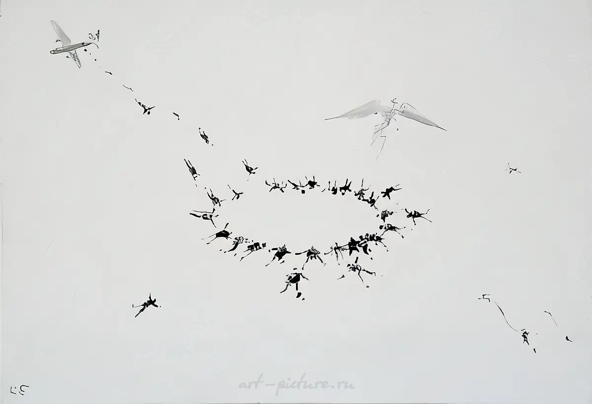 Из серии "Ангеларий", 2007, Холст, акрил, 50х70