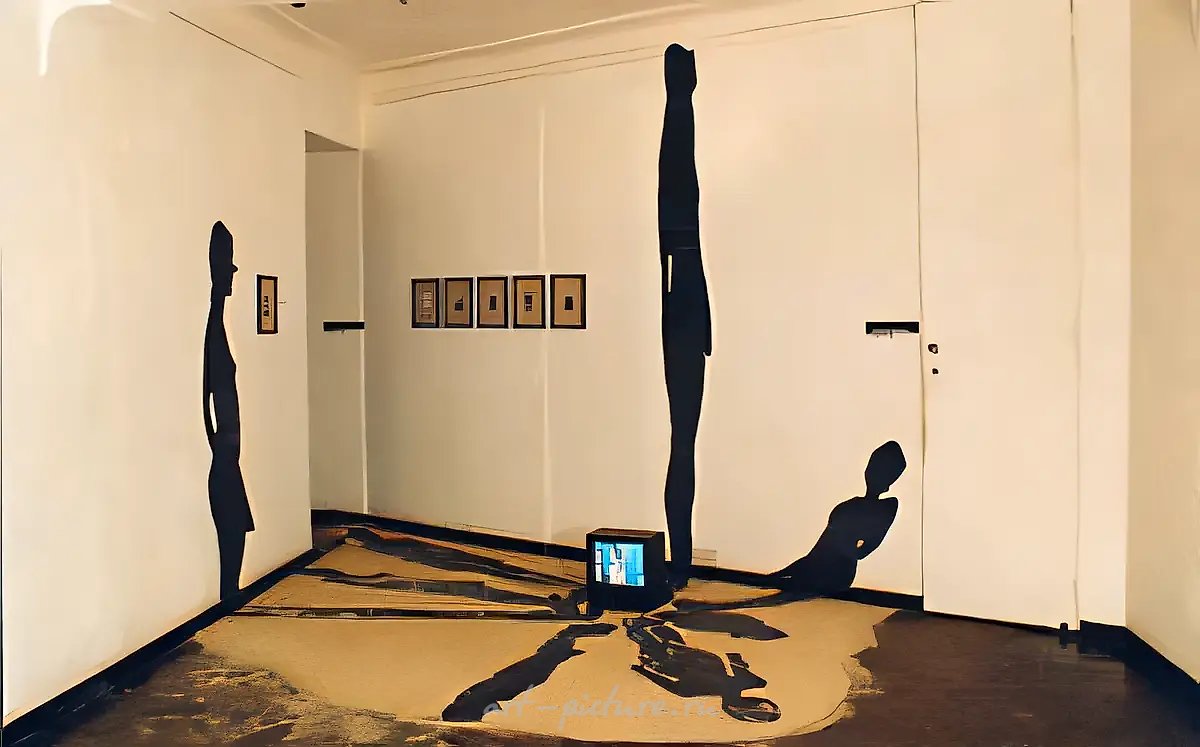Из жизни тени, 1996, инсталляция