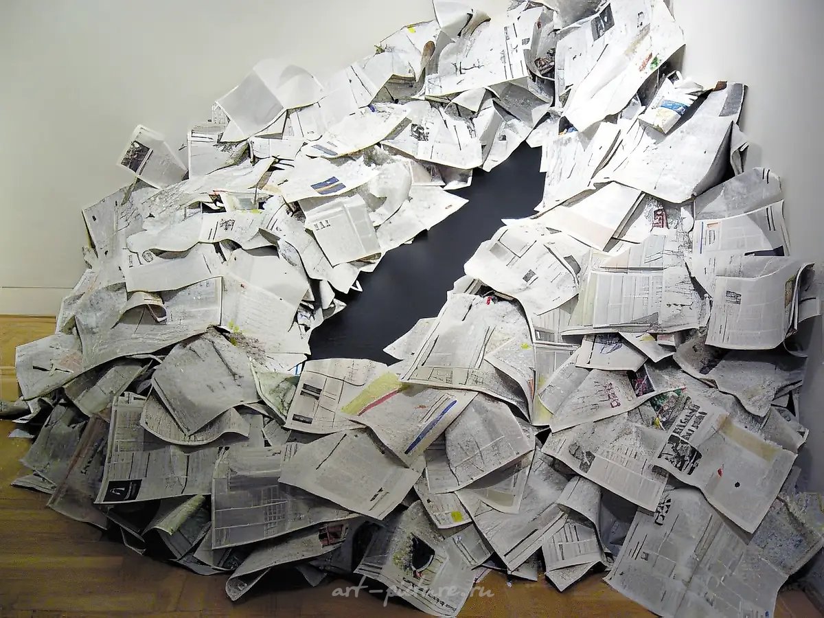 Влагалище Малевича, 2004, инсталляция