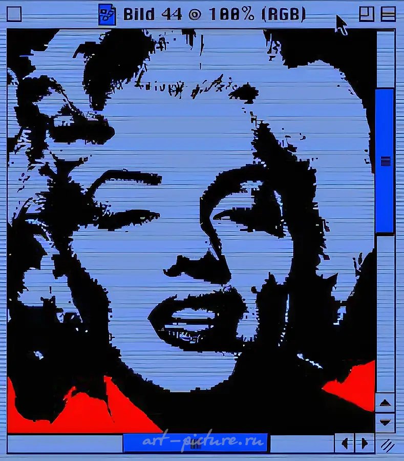 Мэрилин №44, 2002, акрил на холсте, 96x80 см