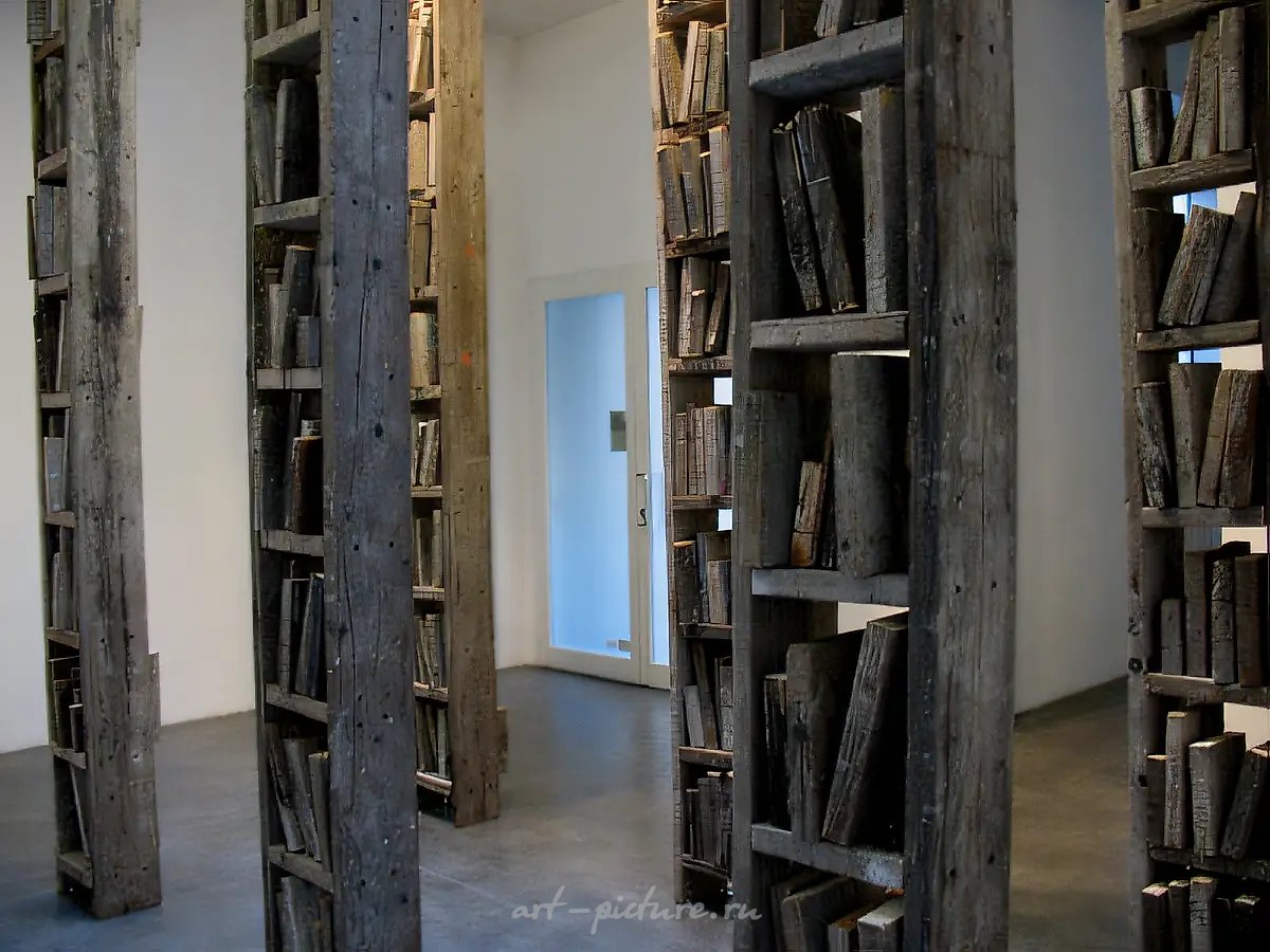 Библиотека Пиноккио, 2008, инсталляция, 350x40x30