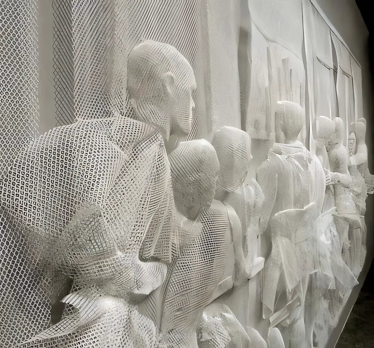 Агиология, 2010, лайтбоксы, пластиковые шпажки, пенопласт, 120x320x20 см, 135x370x20 см