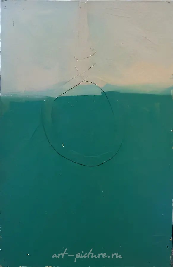 Фрагмент интерьера, 1989, смешанная техника, 123x79 см. Коллекция Rīgas Galerija