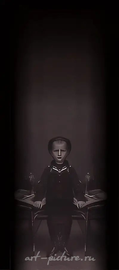 Мальчик-свет, 2009, фото, пластик, 270x120 см. Любезно предоставлено Spaziocarbonesi