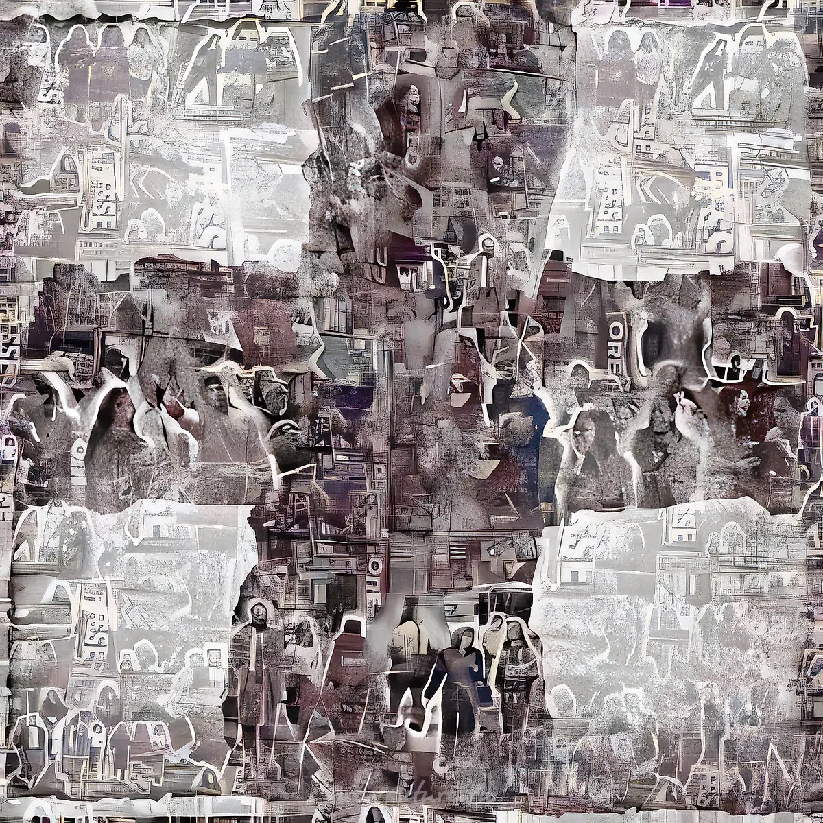 Нью-Йорк, перекресток., 2003, Цифровая работа.,