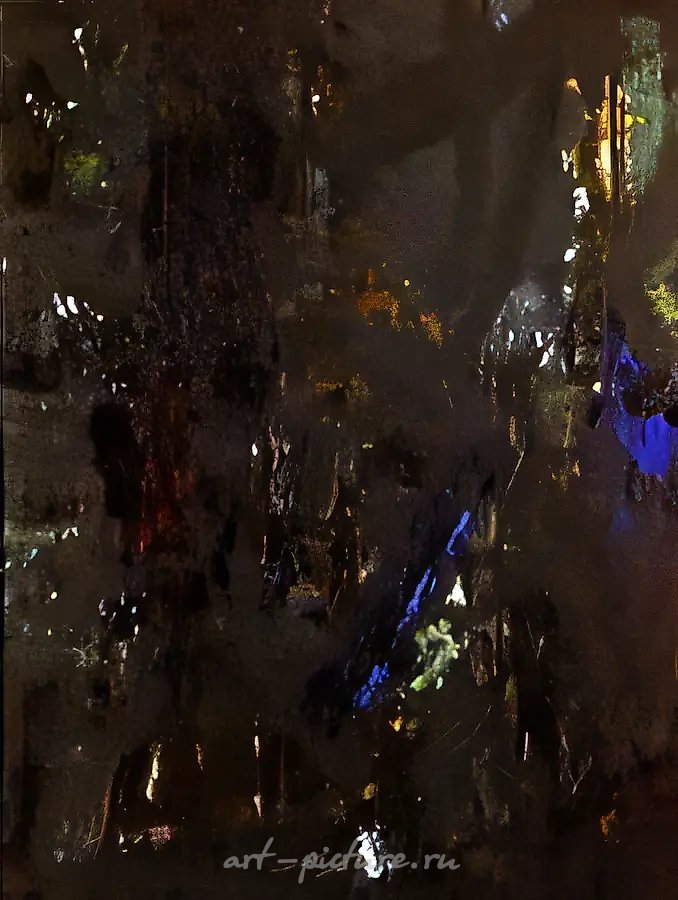 Пьета, 1990, холст, смешанная техника, 1546x114