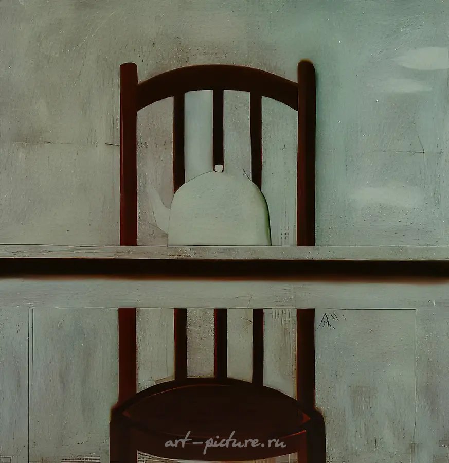 Стол, 1994, холст, масло, 90х90. Собственность автора