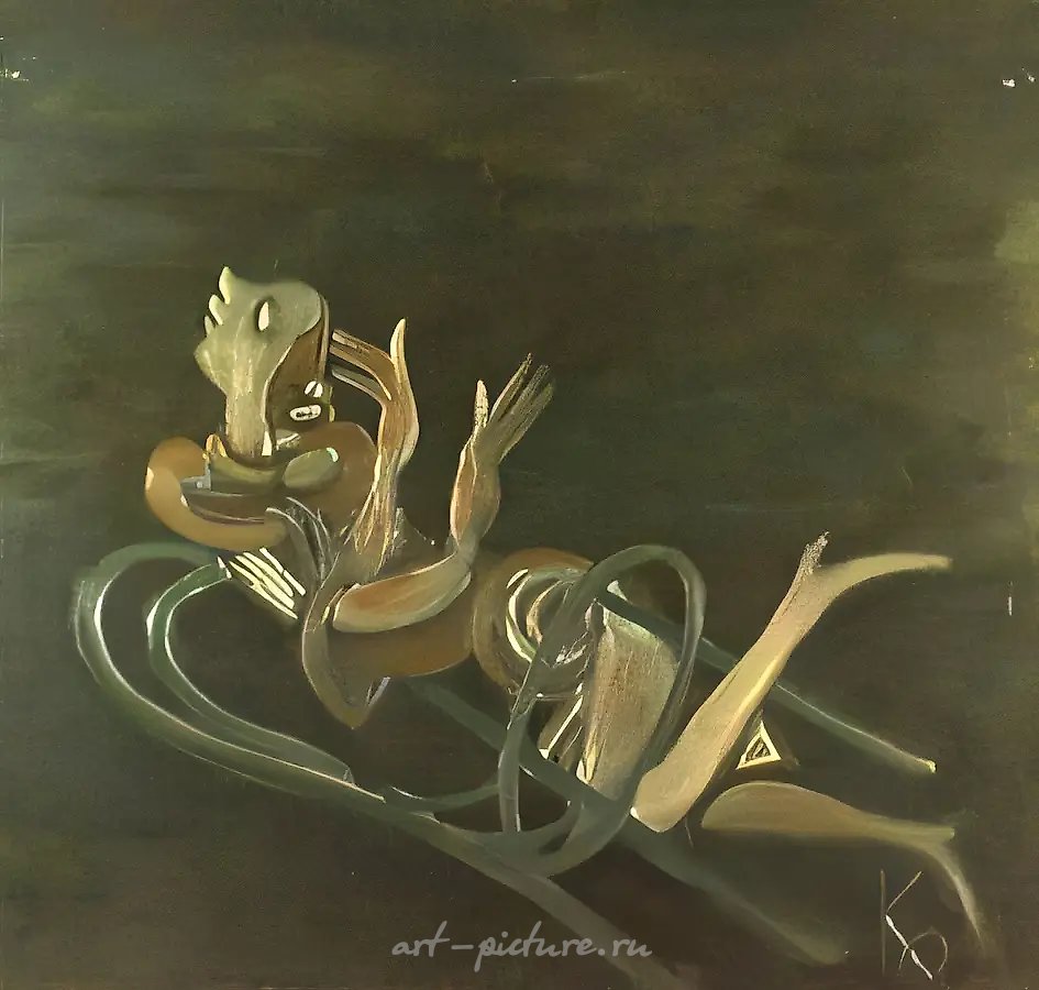 Маша, 1988, оргалит, масло, 123x130