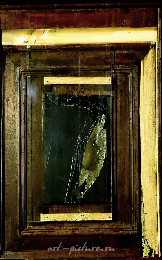 Десятая осень, 1984, живопись, дерево, рельеф, 75,5x59,5