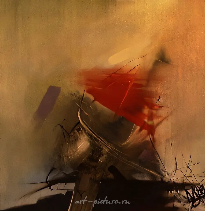 Фантом, 1988, холст, масло, 70х70
