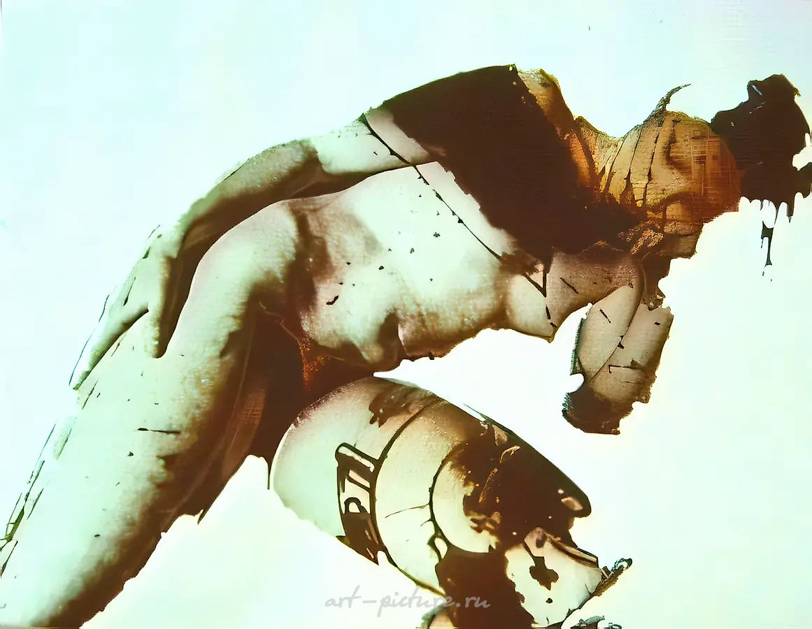 Без, 1990, живопись, рисунок, фотография, 50x60