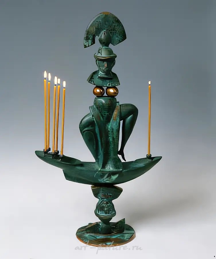 Без названия., 1997, бронза, 70х50х25
