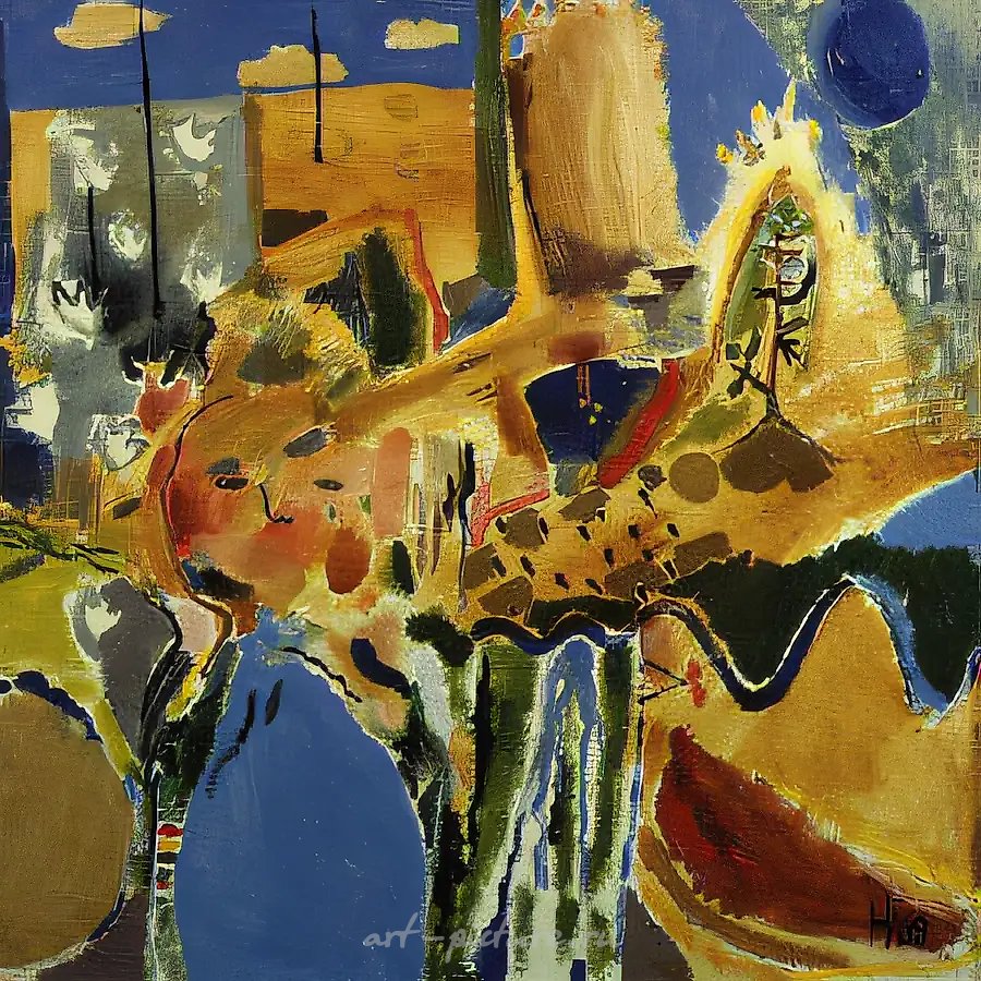 Ребёнок и весна, 1989, холст, масло
