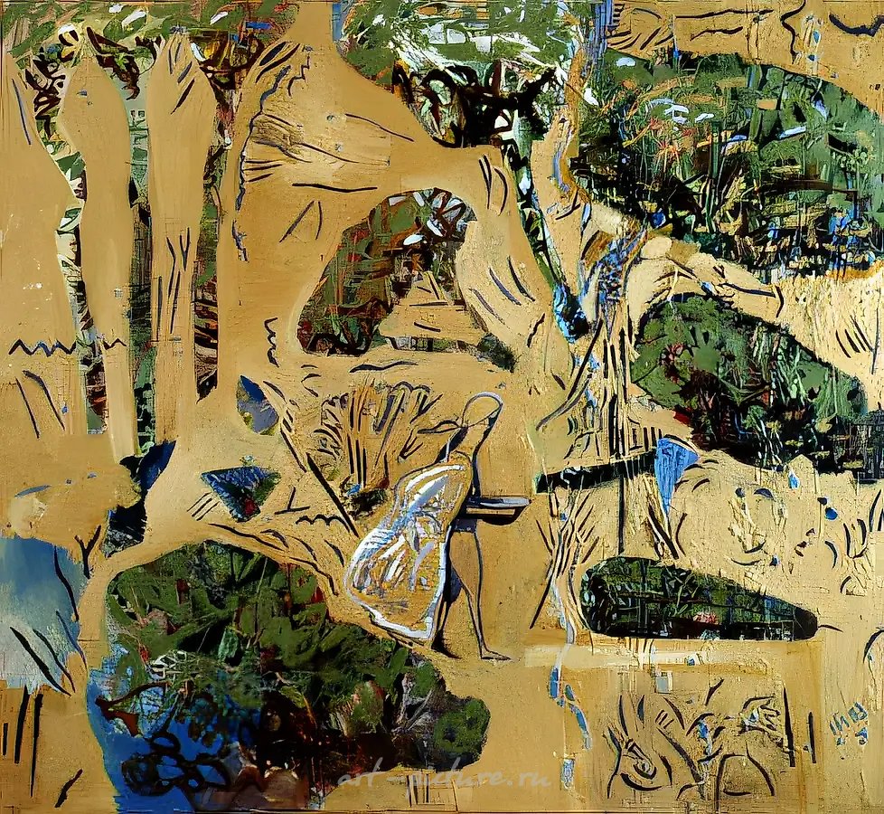 Жаркий день, 1993, холст, масло, 112х120. Собственность автора