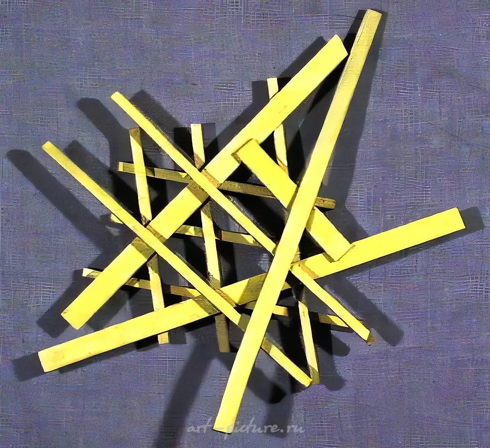 Без названия, 1992, дерево, масло, 62х81х16