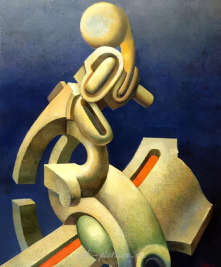 Дуга, 1989, холст, масло, 100х80 Частное собрание