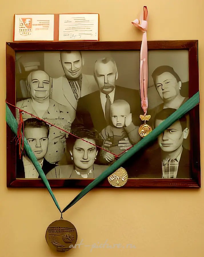 Мне два года, 1991, композиция из предметов, 80х60