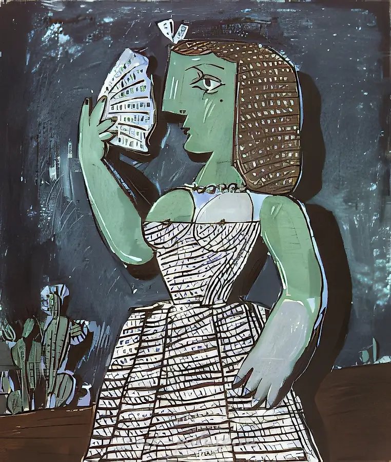 Испанка, 1991, холст, акрил, 118х100