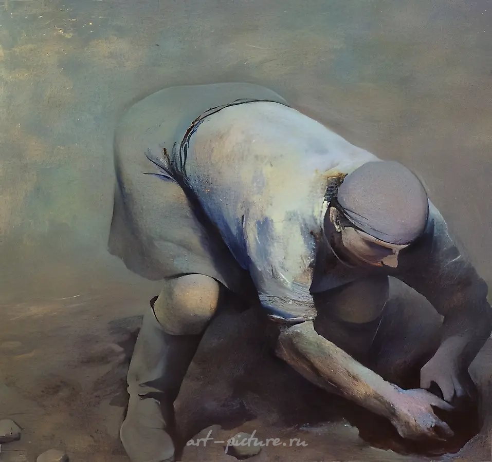 Песня, 1990, холст, масло, 140х150 Собственность галереи "СТАНБЕТ". Москва
