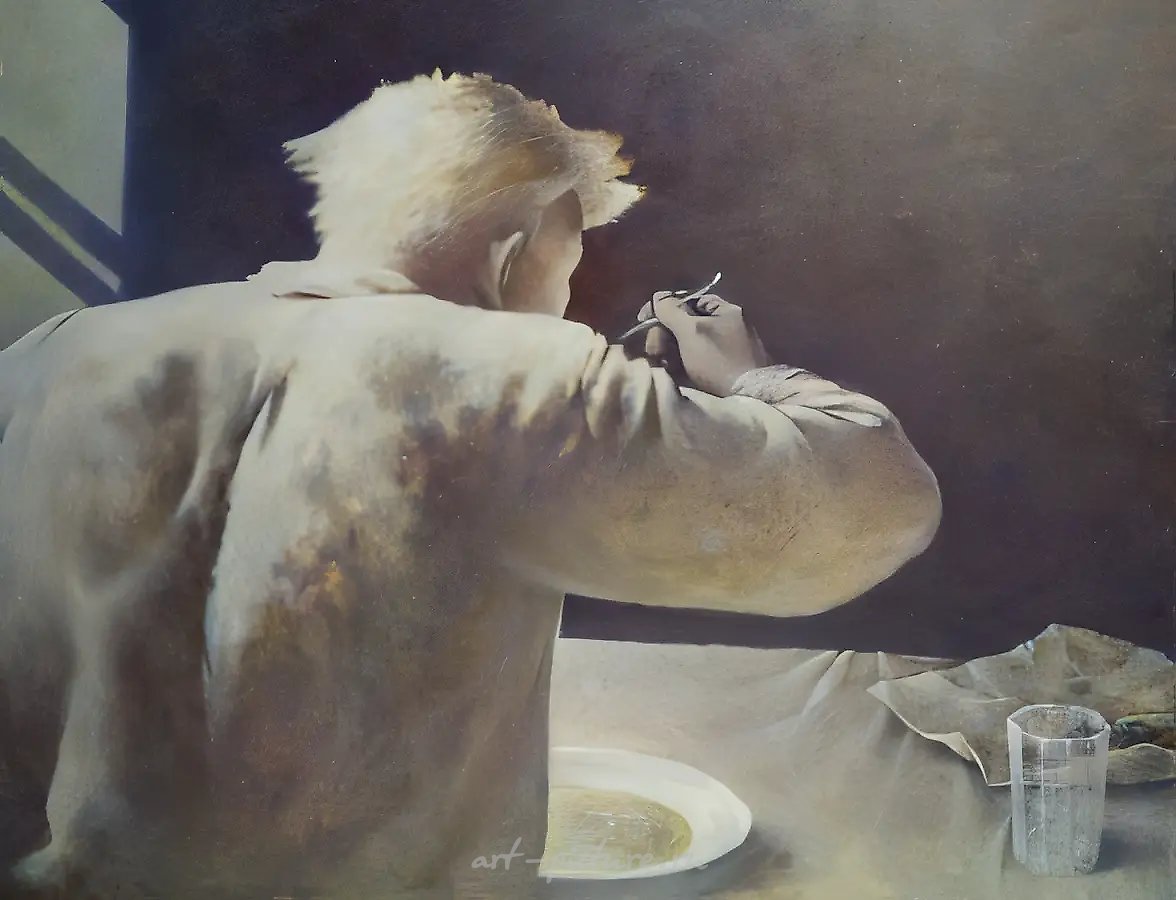 Солнечный день, 1991, холст, масло, 120x150