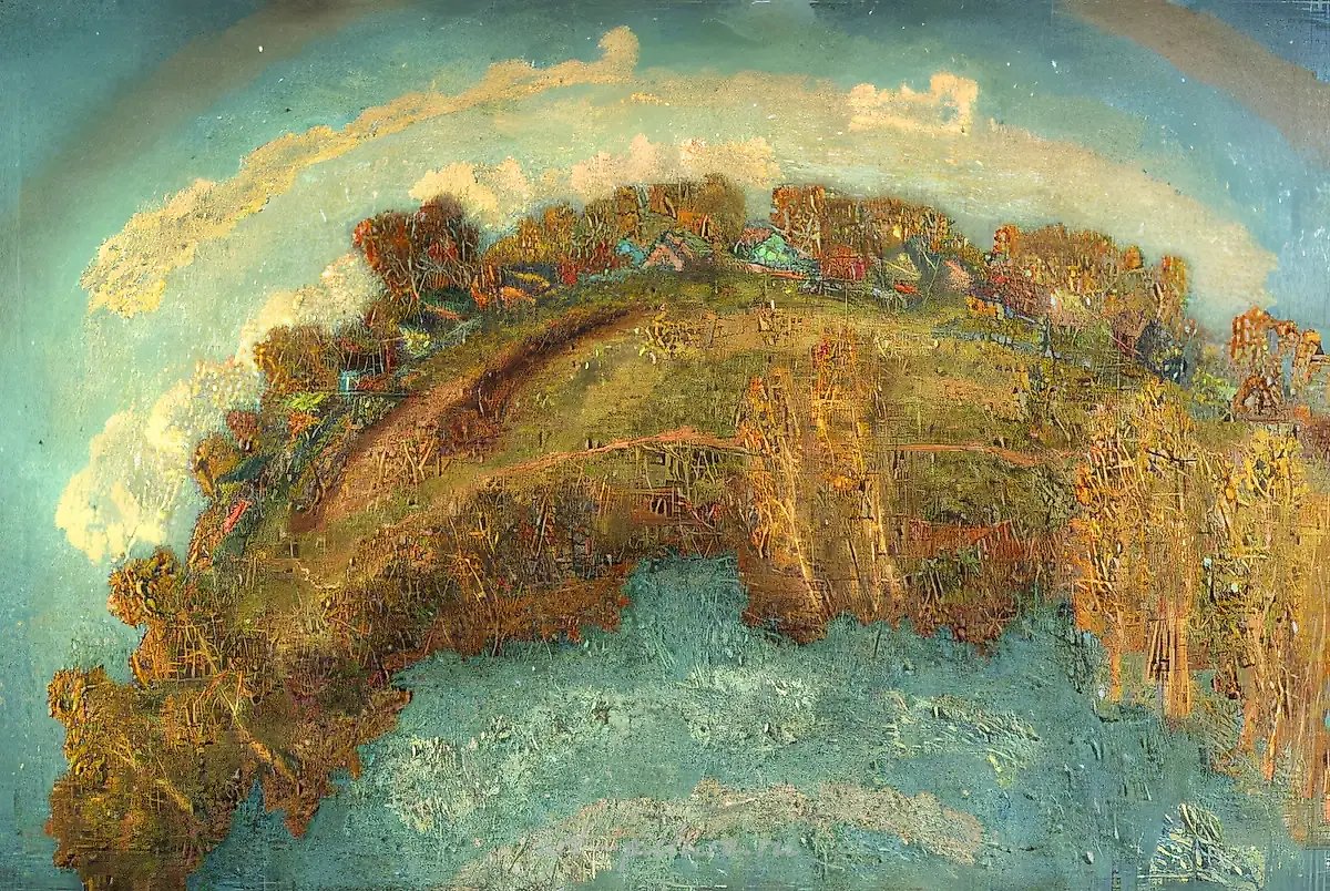 Земля моя, 1990, холст, масло, 120х150 Частная коллекция. Вена