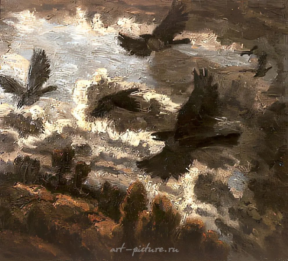 Осень 1989 года, 1990, холст, масло, 90х100 Собственность Министерства культуры России