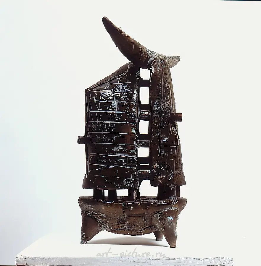 Земля. Вода. Воздух, 1992, шамот, раку, 46х60, D - 120 Собственность Galerie Clavdia Krempl