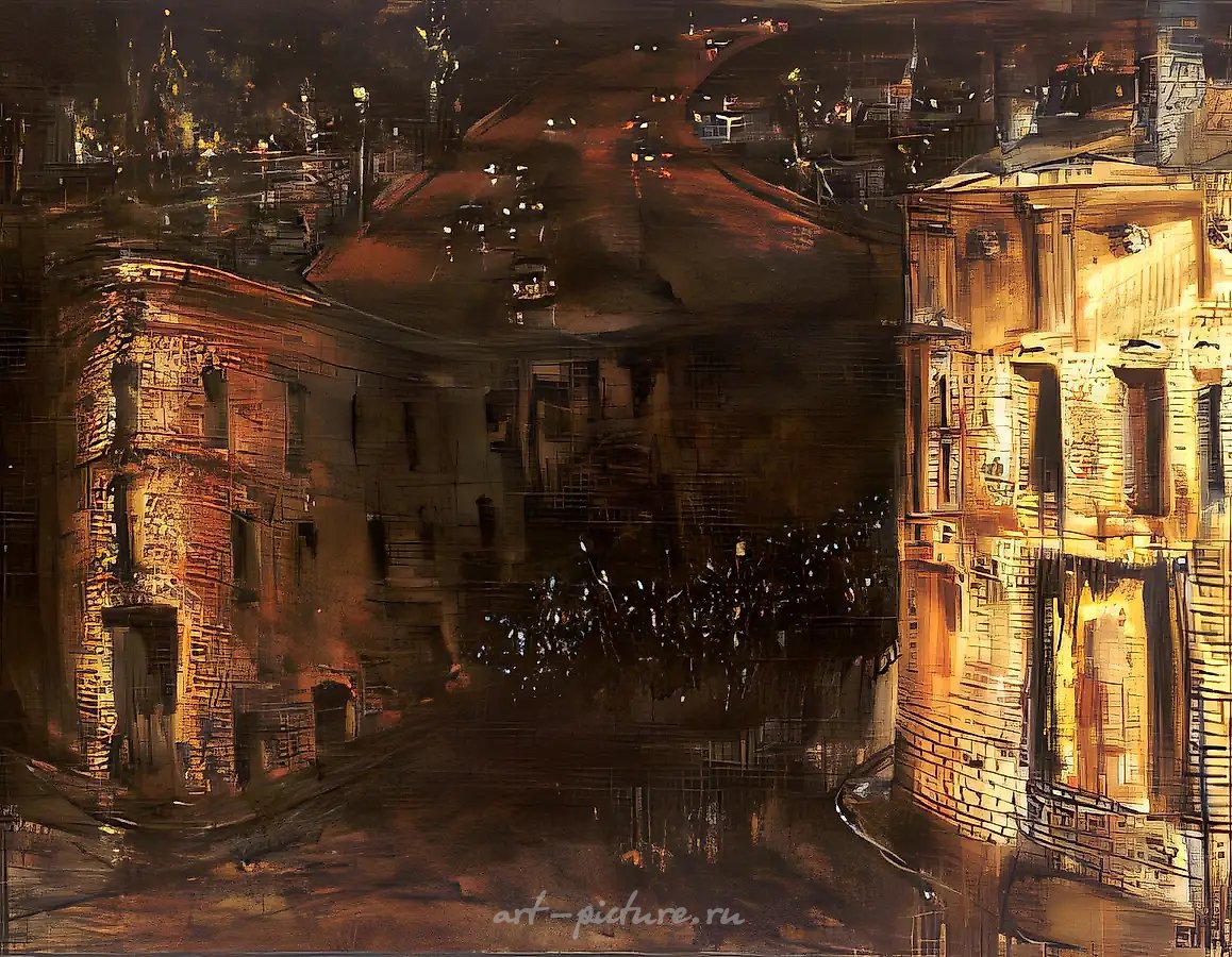 Эстакада 2, 1989, холст, масло, 115х150 Собственность банка "Московия"