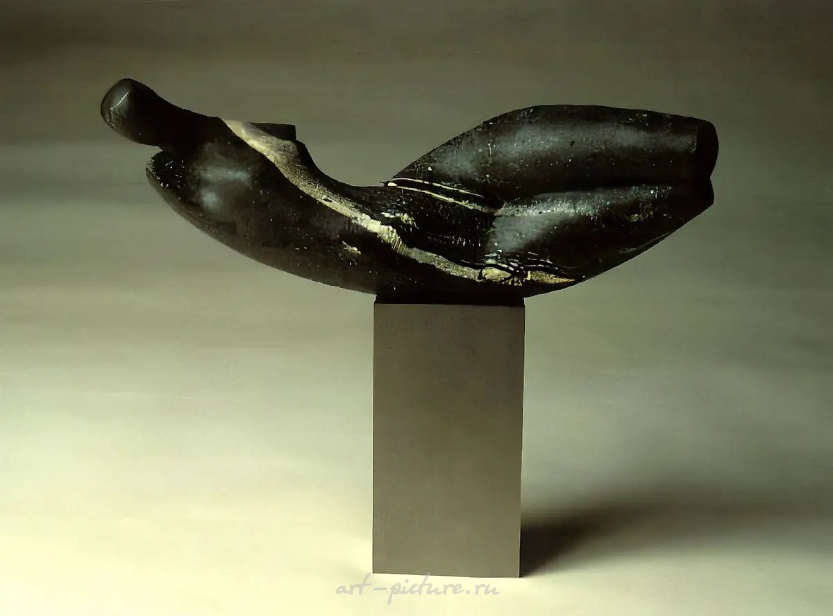 Венера, 1992, шамот, фарфор, лепка, 10х32х7 Собственность галереи "СТАНБЕТ". Москва