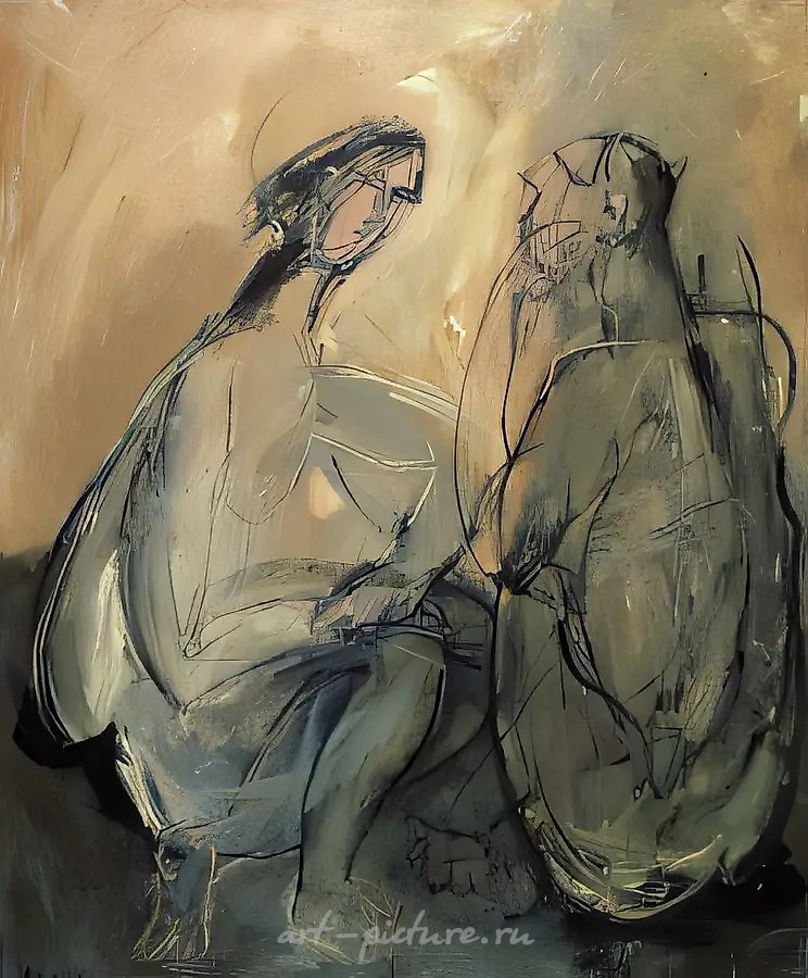 Искушение, 1991, холст, масло, ассамбляж, 150х125