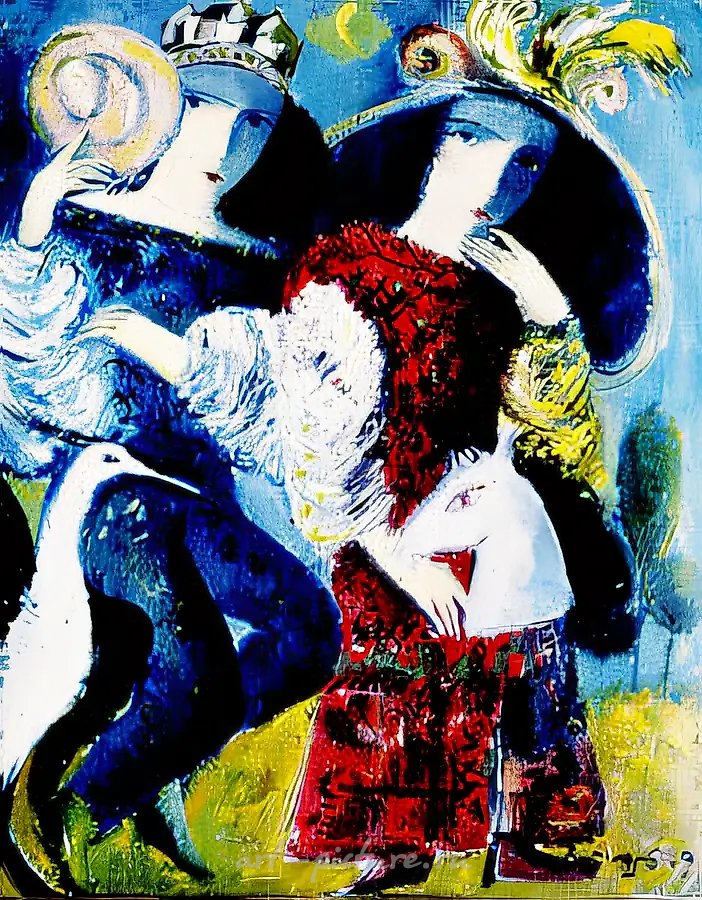 Праздник Берикаоба, 1991, холст, масло, Собственность автора.
$ 1000