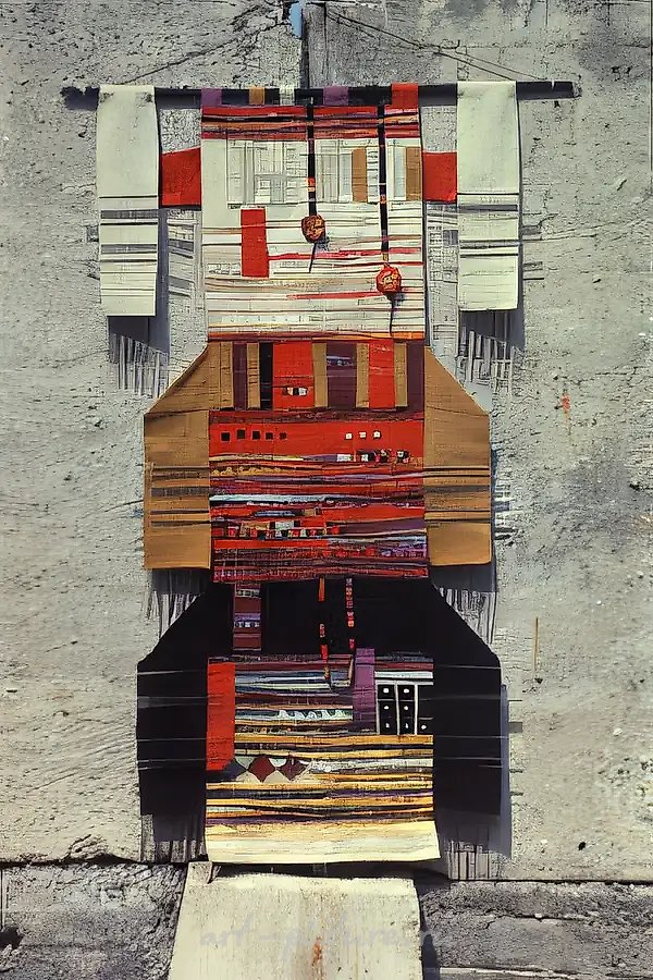 Макошь, 1991, ручное ткачество, 210x140. Собственность Всероссийского музея декоративно-прикладного и народного искусства, Москва