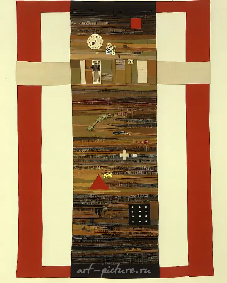 Велес Гневный, 1992, ручное ткачество, 210x140. Собственность автора