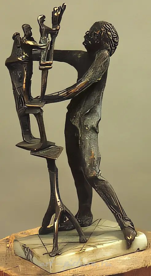 Алик Цигаль, 1983, бронза, 33х20х12