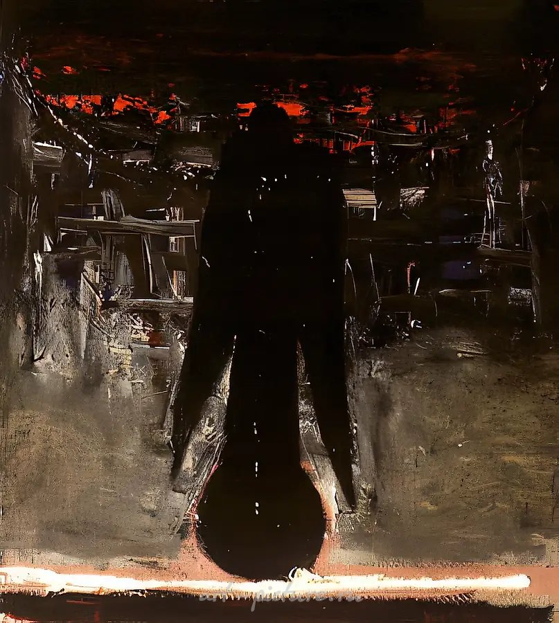 Озарение, 1992, холст, масло, 73,5x60,5