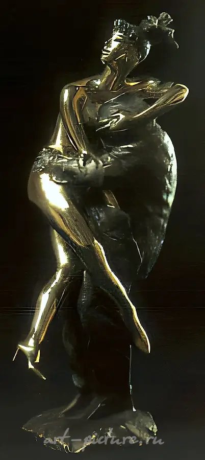 Умыкание (Kidnapping), 1989, бронза, 30х12х10