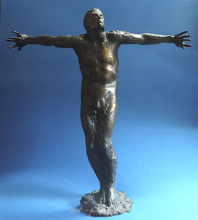 Чернобыль. Трагедия 1., 1989, бронза, 53х50х15