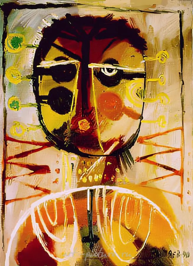 Таня, 1989, холст, масло, 60х80 Собственность автора