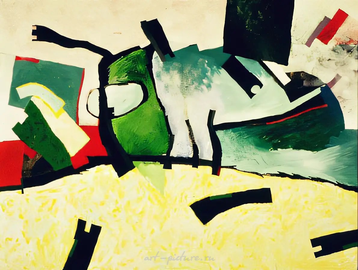Энт, 1993, холст, акрил, 56x71. Собственность автора