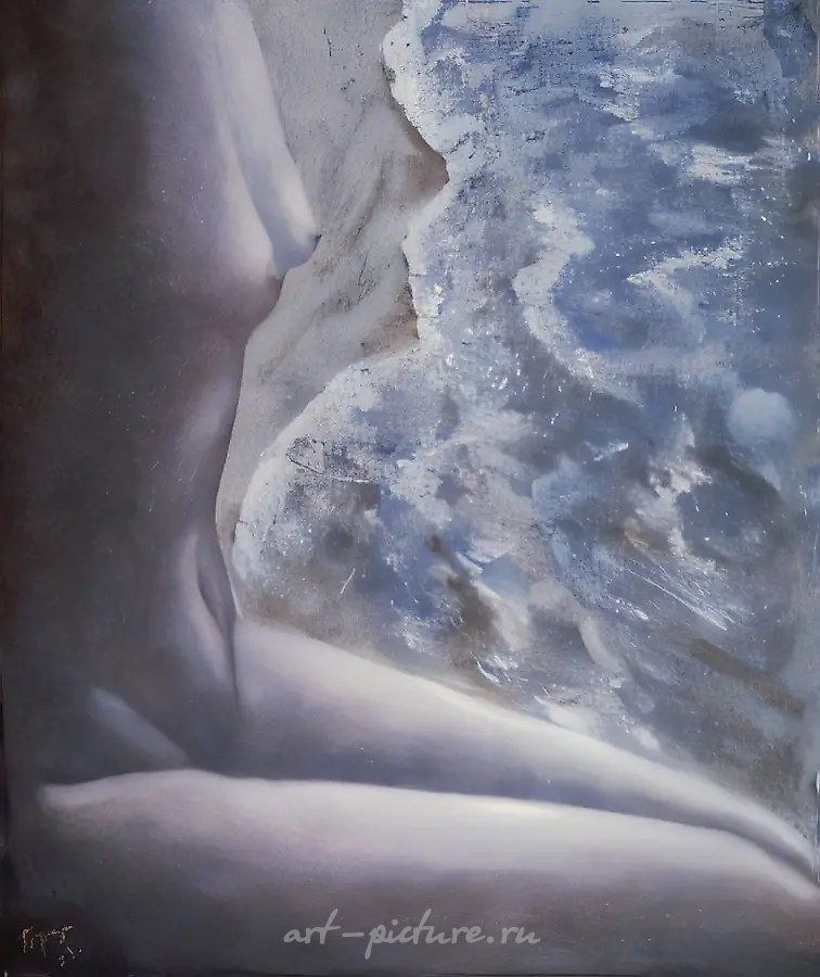 Марина, 1993, масло на холсте, 160x140 см. Коллекция М. Хоннекера, Германия