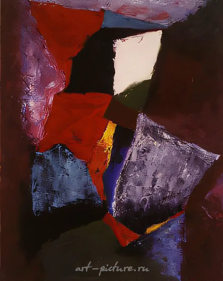 Пейзаж, 1991, холст, масло, 130х110. Собственность автора