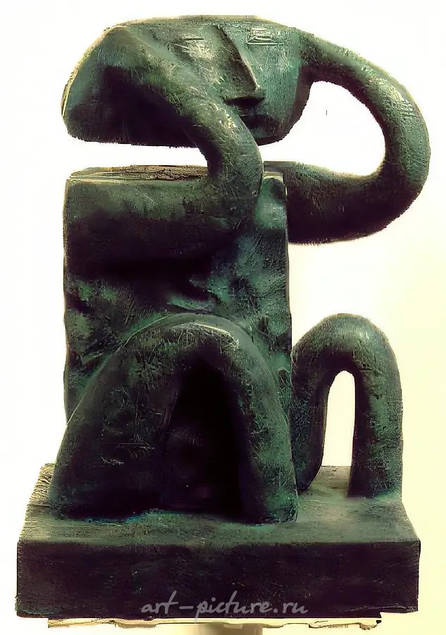 Утро, 1993, бронза, литье, 40х20х15 Собственность автора  c 1993