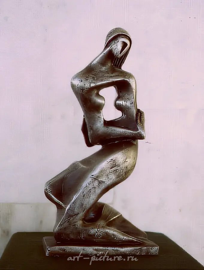 Кротость, 1991, литьё, алюминий, 37х18х10