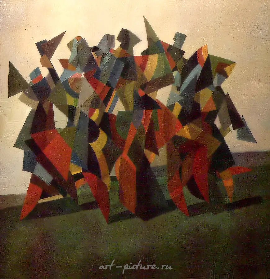 Возвращение, 1993, холст, масло, 110х105. Собственность автора