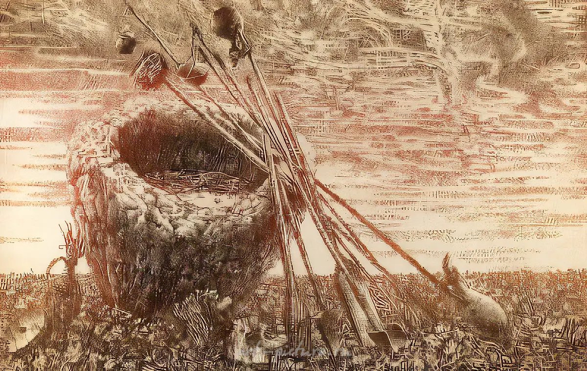 Имеретинский натюрморт. Из серии «Моя Родина», 1985, бумага, офорт, 35х55. Собственность автора