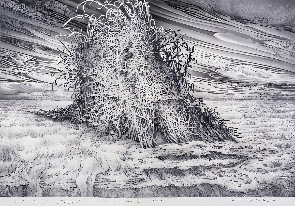 47, 1991, бумага, карандаш, 48x70