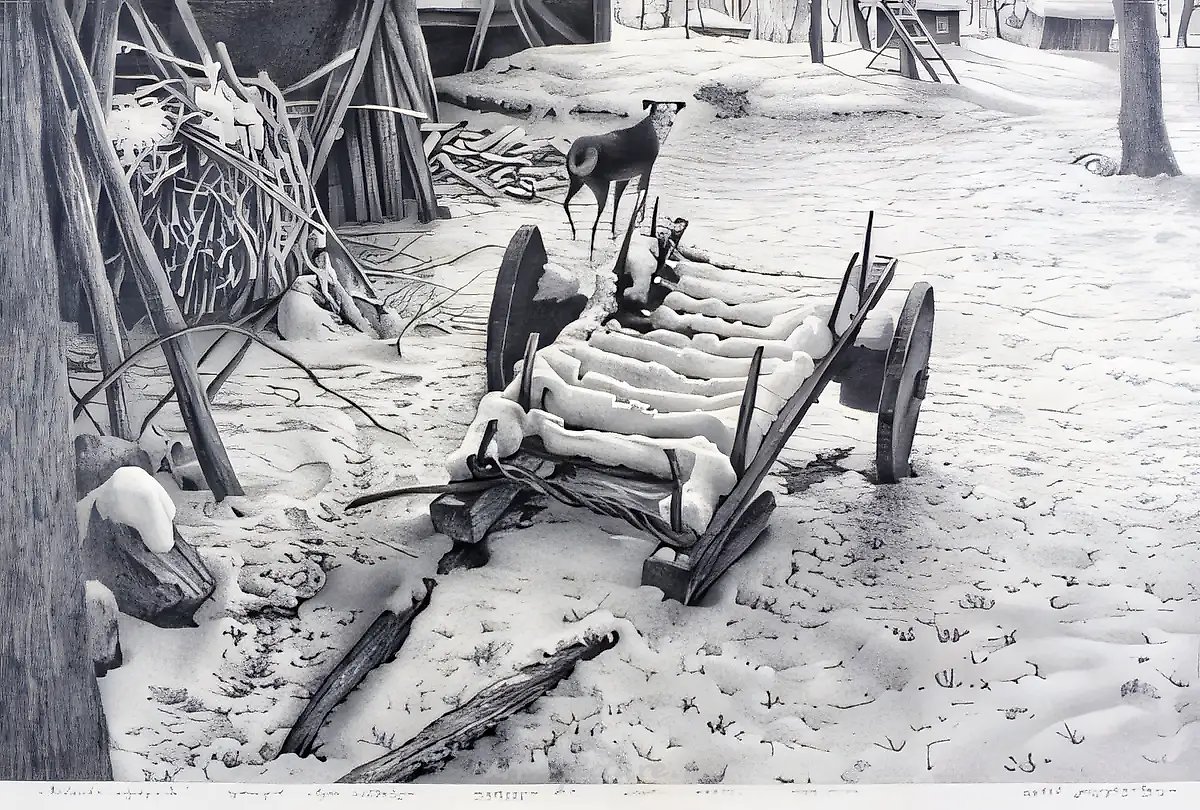49, 1988, бумага, карандаш, 46x70