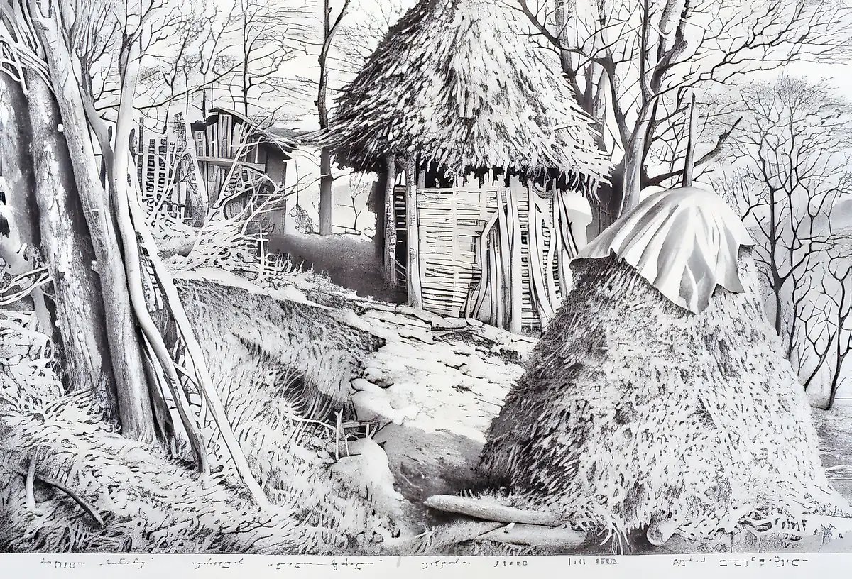 56, 1988, бумага, карандаш, 33x50