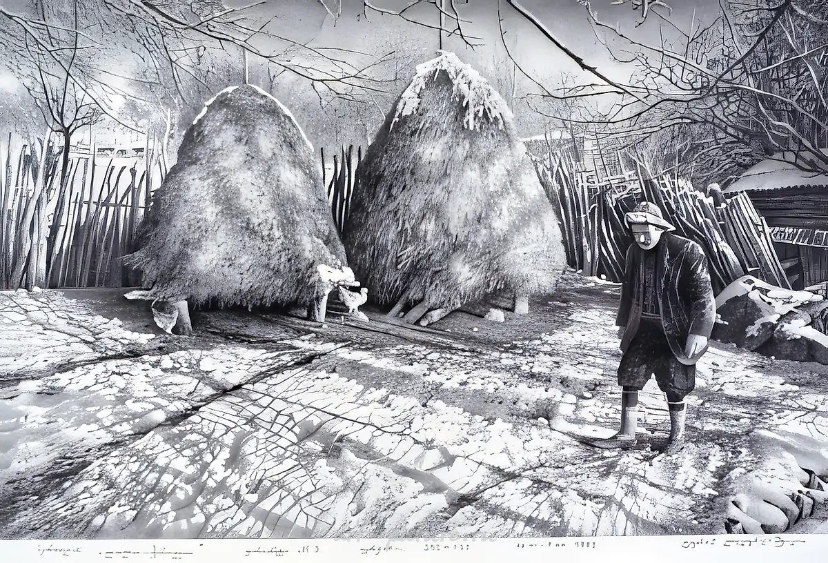 63, 1992, бумага, карандаш, 39x59,5