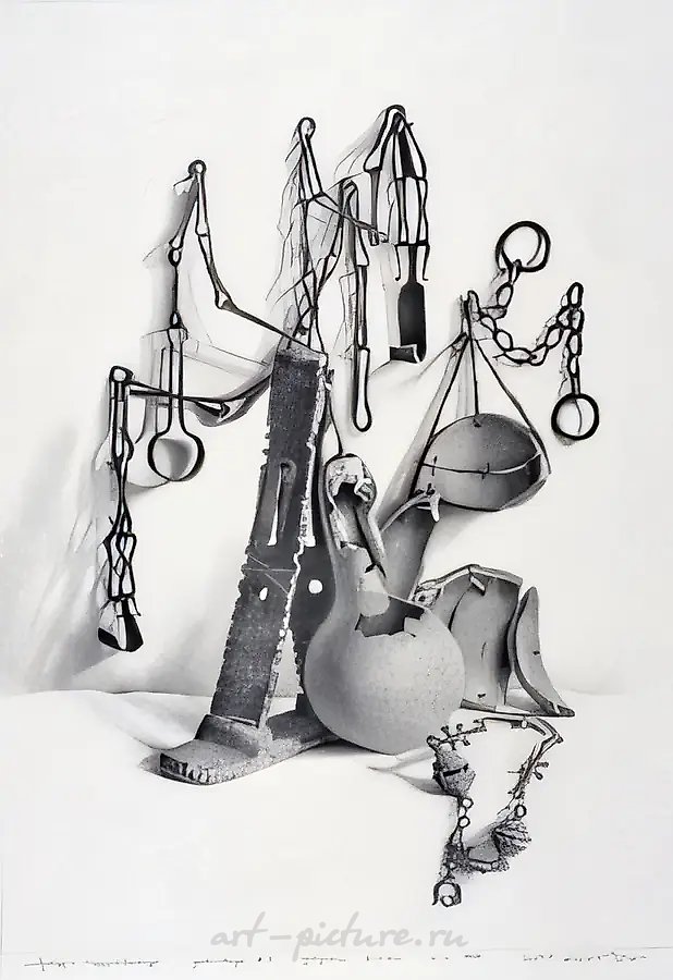 65, 1990, бумага, карандаш, 51x37